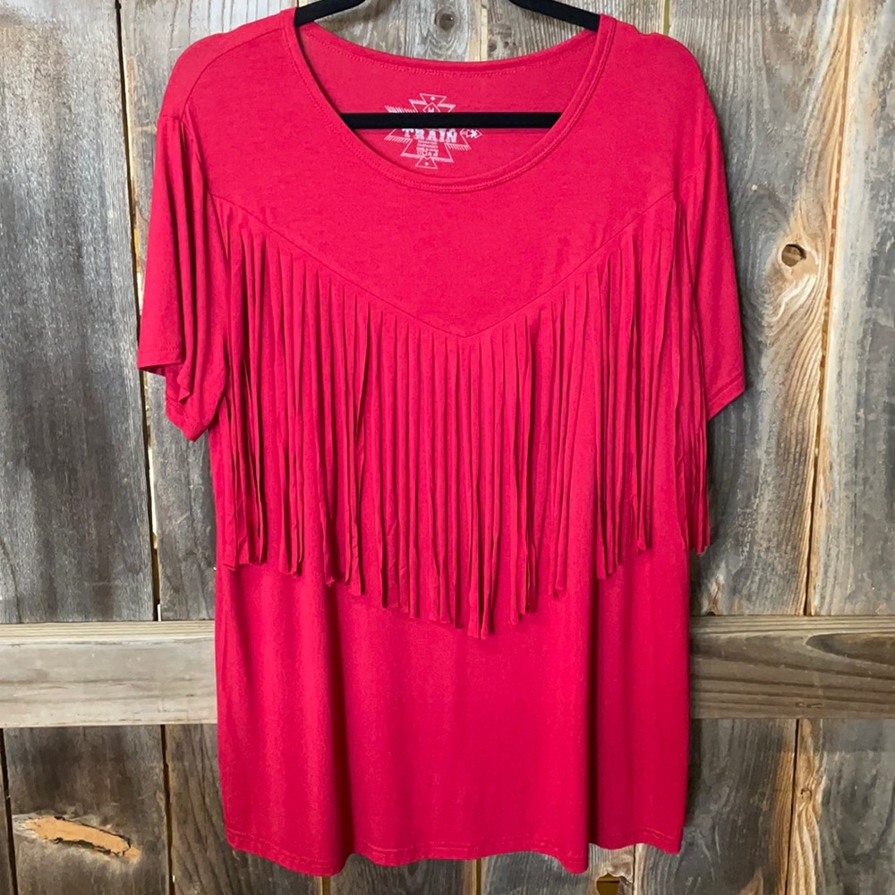 Crazy Train fringe top